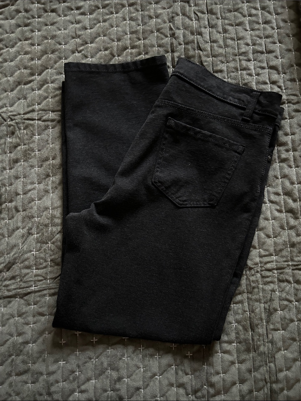 Gloria Vanderbilt Amanda Charcoal Gray Straight Leg Pants